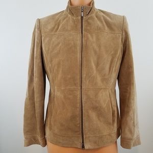 Classiques Entier Women Light Brown Tan Suede Coat